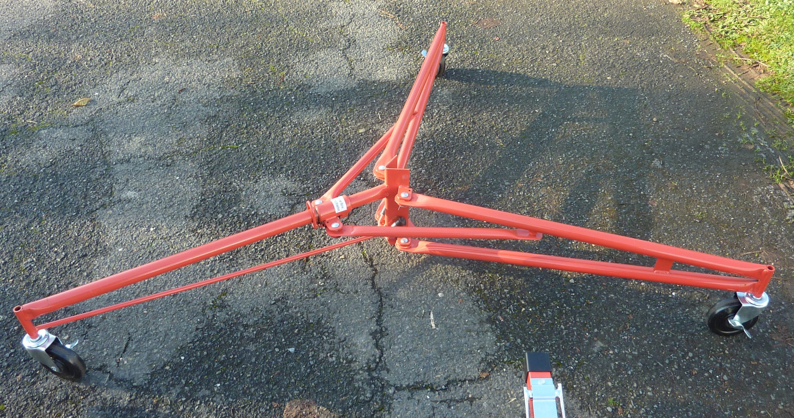 Lève-plaque De Plâtre Professionnel - Hauteur Max 4m, Charge 68kg, Rotatif 360°, 4 Roues Freins